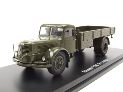 Skoda 706 R Pritsche 1946 dunkelgrün Modellauto 1:43...