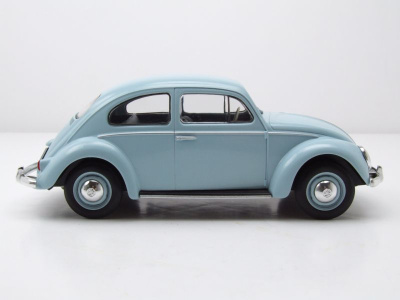 VW Käfer 1960 hellblau Modellauto 1:24 Whitebox