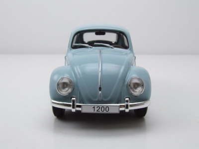 VW Käfer 1960 hellblau Modellauto 1:24 Whitebox