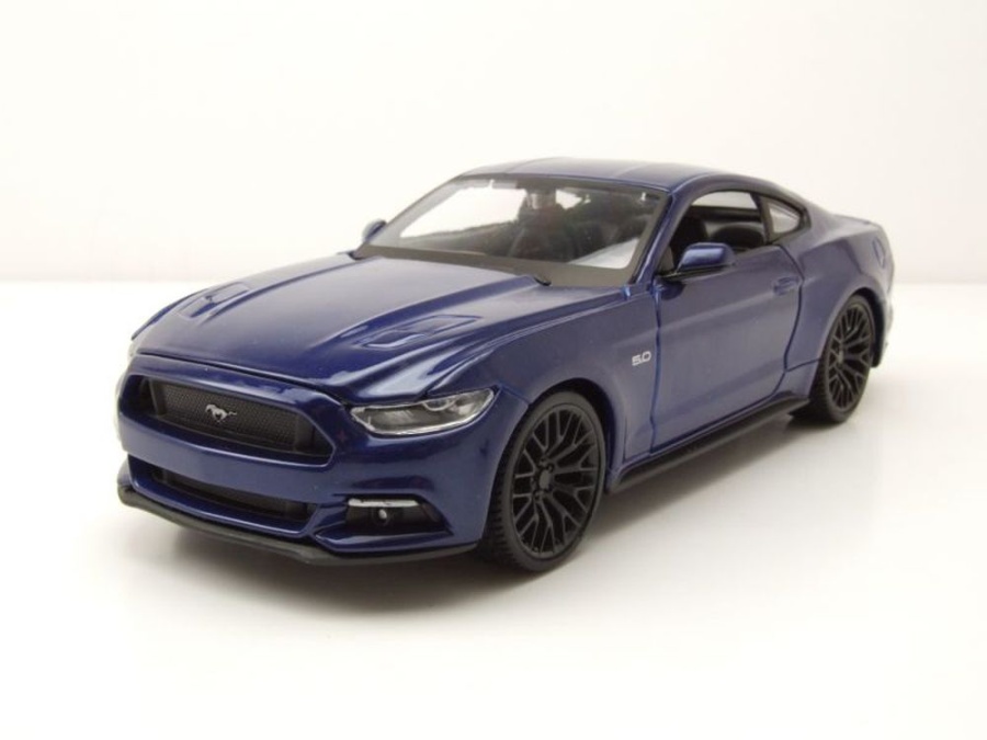 Ford Shelby Mustang GT500 2020 Blau Metallic Modellauto 1:18