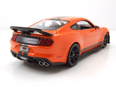 Ford Shelby Mustang GT500 2020 orange schwarz Modellauto...