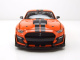 Ford Shelby Mustang GT500 2020 orange schwarz Modellauto 1:24 Maisto