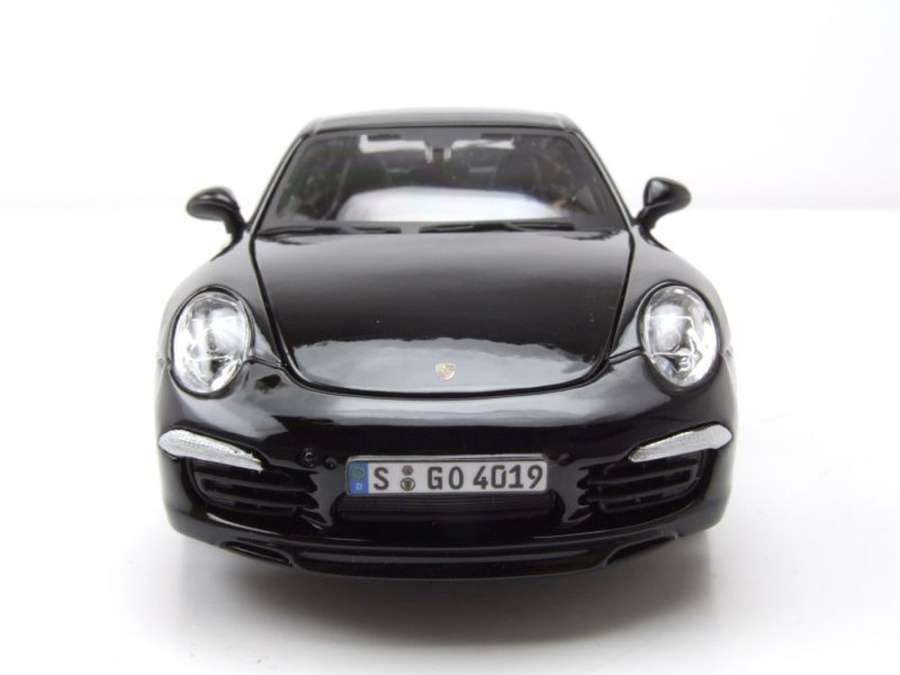 Porsche 911 (991) Carerra S schwarz Modellauto 1:24 Burago
