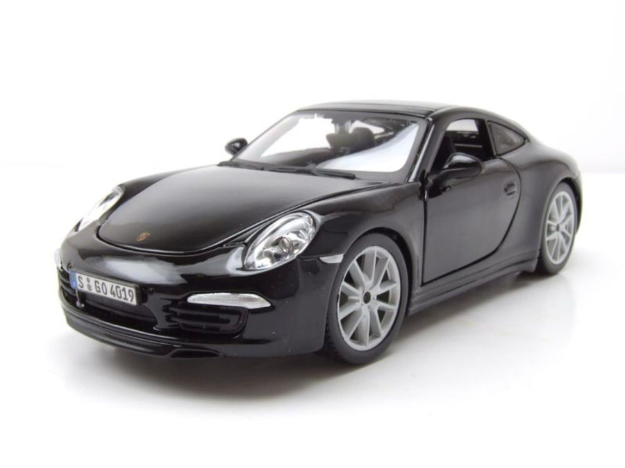 Porsche 911 (991) Carerra S schwarz Modellauto 1:24 Bburago