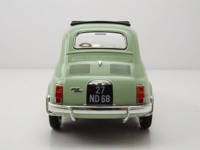 Fiat 500 L 1968 hellgrün mit Geburtsverpackung Modellauto 1:18 Norev