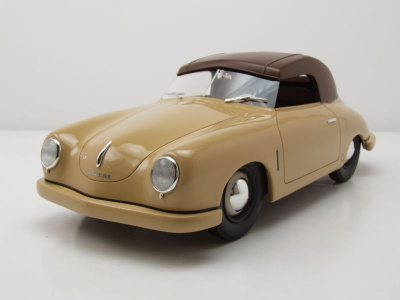 Porsche 356 Gmünd Cabrio geschlossen 1949 beige...