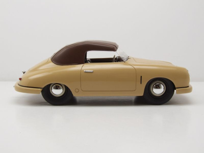 Porsche 356 Gmünd Cabrio geschlossen 1949 beige Modellauto 1:18 Schuco