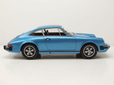 Porsche 911 Coupe 1977 blau metallic Modellauto 1:18 Schuco