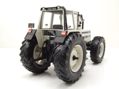 Lamborghini 1556 DT Traktor weiß Modellauto 1:18...