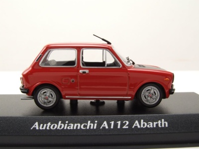 Autobianchi A112 Abarth 1974 rot Modellauto 1:43 Maxichamps