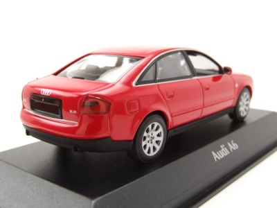 Audi A6 1997 rot Modellauto 1:43 Maxichamps