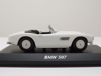 BMW 507 Cabrio 1957 weiß Modellauto 1:43 Maxichamps