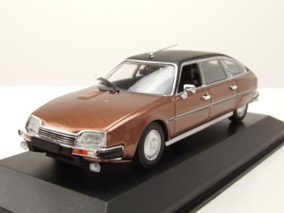 Citroen CX 1982 braun metallic Modellauto 1:43 Maxichamps