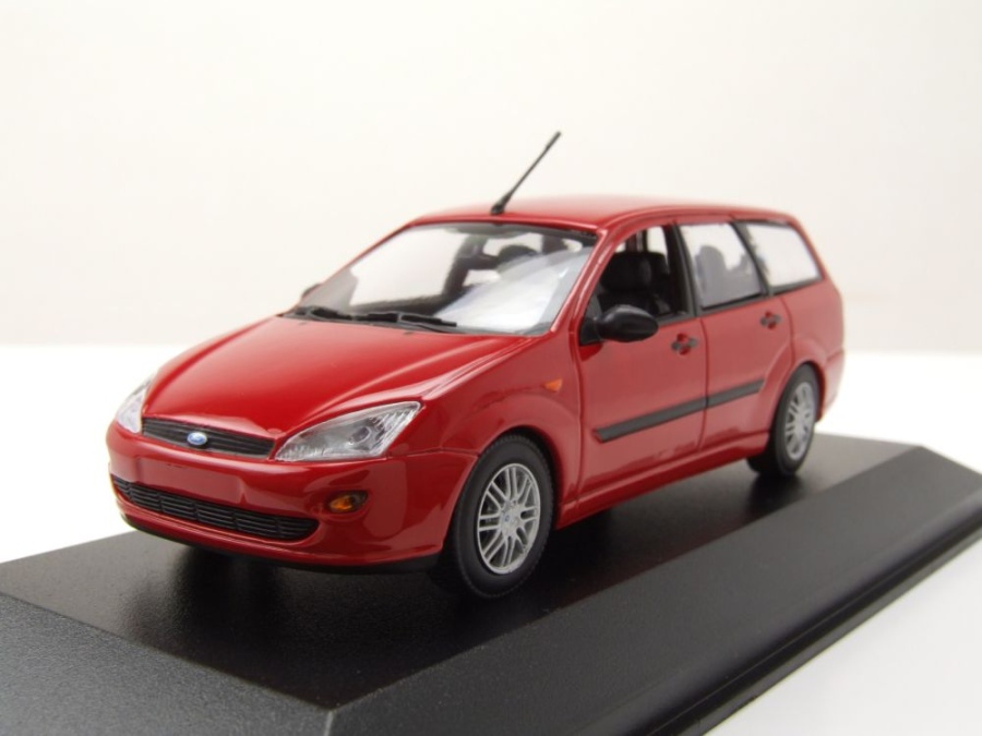 Ford Focus Turnier Kombi 1998 rot Modellauto 1:43 Maxichamps