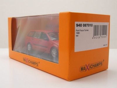 Ford Focus Turnier Kombi 1998 rot Modellauto 1:43 Maxichamps