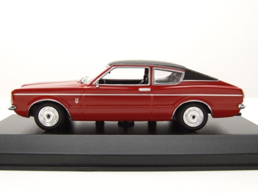 Modellauto Ford Taunus Coupe 1970 rot 1:43 Maxichamps bei