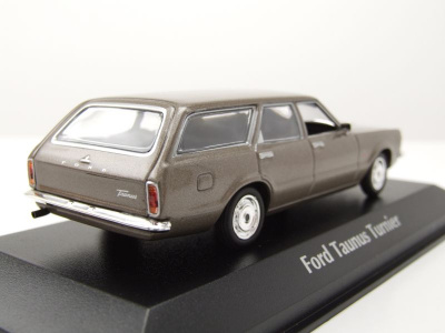 Ford Taunus Turnier Kombi 1970 grau metallic Modellauto 1:43 Maxichamps