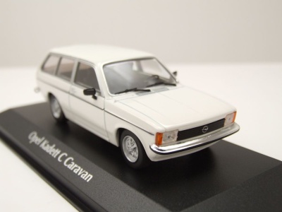 Opel Kadett C Caravan L Kombi 1978 weiß Modellauto 1:43 Maxichamps