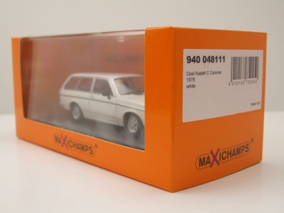 Opel Kadett C Caravan L Kombi 1978 weiß Modellauto 1:43 Maxichamps