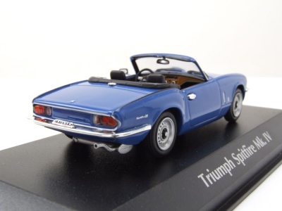 Triumph Spitfire MK4 1972 dunkelblau Modellauto 1:43 Maxichamps