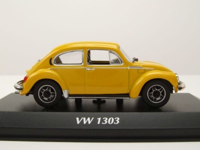 VW 1303 Käfer 1974 gelb Modellauto 1:43 Maxichamps