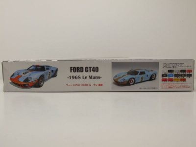 Ford GT40 Le Mans Winner 1968 #9 Gulf Kunststoffbausatz Modellauto 1:24 Fujimi