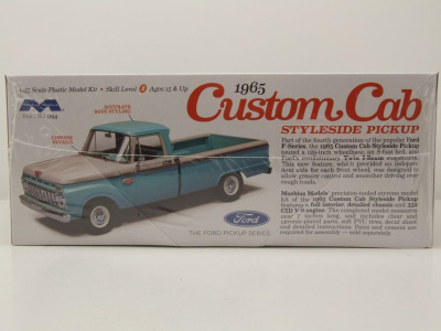 Ford Custom Cab Styleside Pick Up 1965 Kunststoffbausatz Modellauto 1:25 Moebius Models