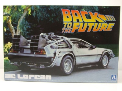 DeLorean LK Zurück in die Zukunft 1 Kunststoffbausatz Modellauto 1:24 Aoshima