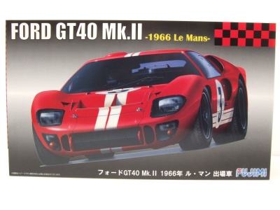 Ford GT40 Mk2 Le Mans 1966 Kunststoffbausatz Modellauto 1:24 Fujimi