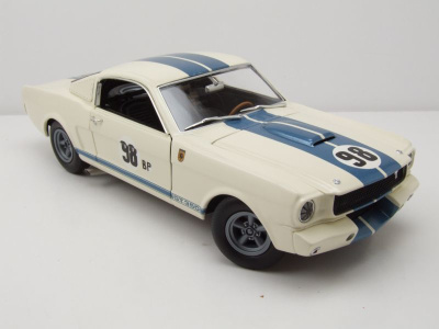 Shelby Ford Mustang GT350R #98BP The Flying Mule 1965 weiß Modellauto 1:18 Acme