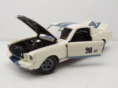 Shelby Ford Mustang GT350R #98BP The Flying Mule 1965 weiß Modellauto 1:18 Acme