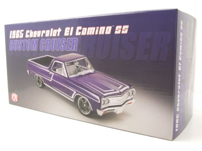 Chevrolet El Camino Custom Cruiser Pick Up 1965 lila Modellauto 1:18 Acme