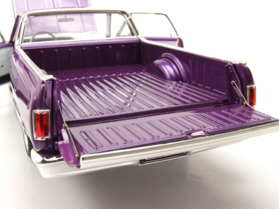 Chevrolet El Camino Custom Cruiser Pick Up 1965 lila Modellauto 1:18 Acme