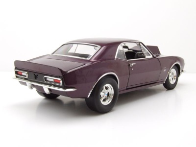 Chevrolet Camaro Drag Outlaws 1967 purple haze lila Modellauto 1:18 Acme