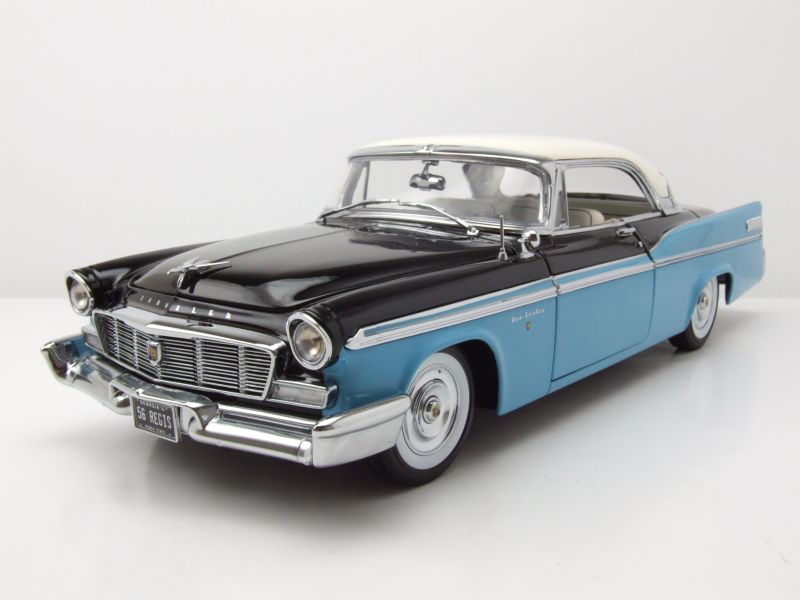 Chrysler New Yorker St Regis 1956 blau schwarz weiß...