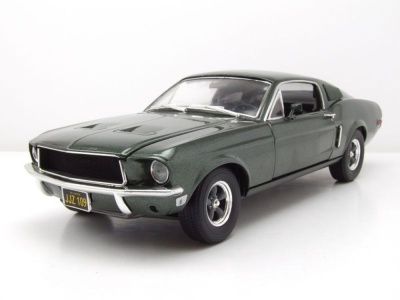 Ford Mustang GT Fastback 1968 highland green grün Modellauto 1:18 Greenlight Collectibles