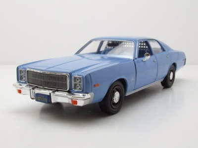 Plymouth Fury 1977 blau Christine Detective Junkins Modellauto 1:24 Greenlight Collectibles