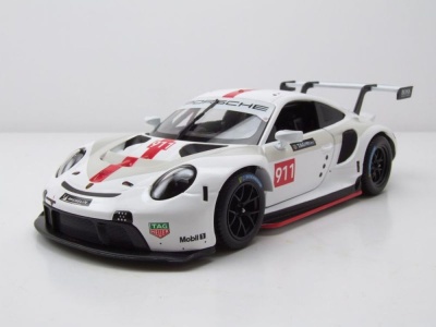 Porsche 911 RSR GT 2020 #911 weiß Modellauto 1:24 Bburago