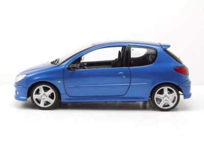 Peugeot 206 RC 2003 blau Modellauto 1:18 Norev