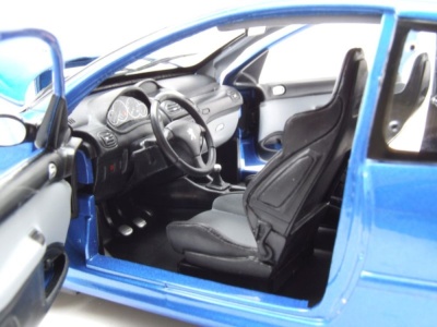 Peugeot 206 RC 2003 blau Modellauto 1:18 Norev