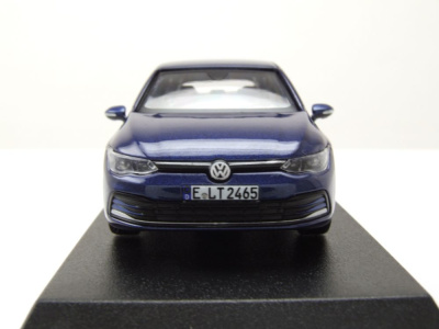 VW Golf 8 2020 blau metallic Modellauto 1:43 Norev
