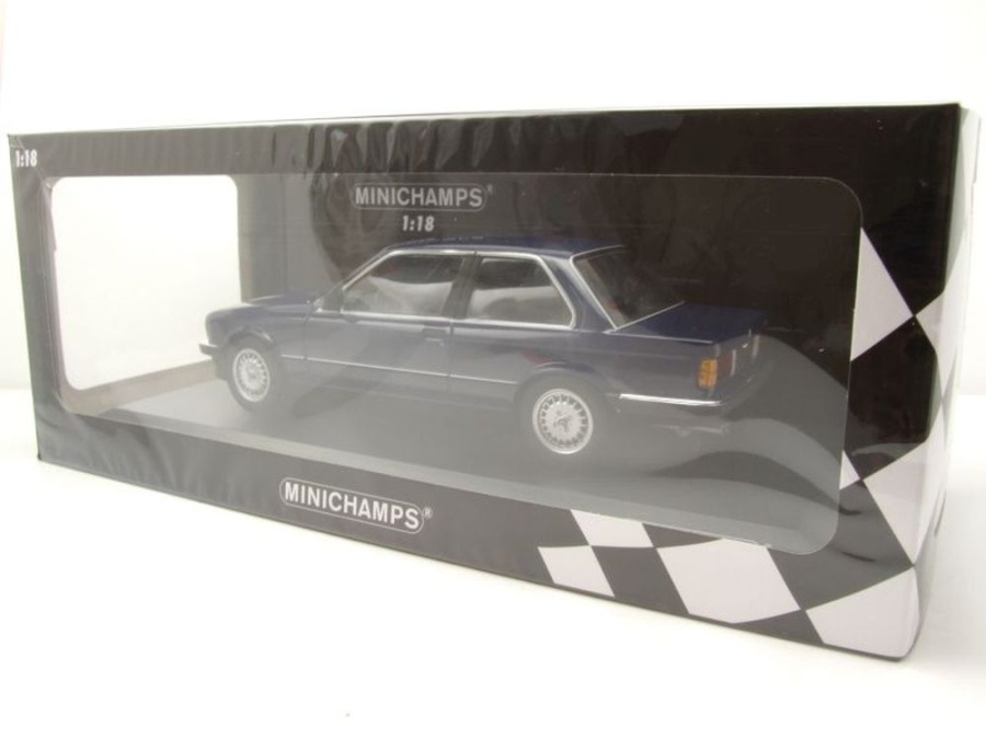 ミニチャンプス 1/18 BMW 323I 1982 ブルー 1982 BMW 323I SATURN BLUE 1/18 DIECAST MODEL CAR BY