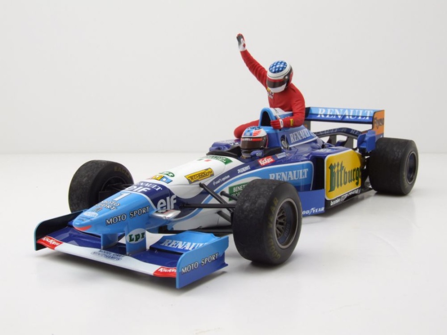Modellauto Renault Benetton B195 Formel 1 Schumacher Kanada GP