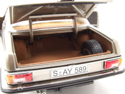 Mercedes /8 280 C W115 Coupe 1973 beige grau metallic Modellauto 1:18 Sun Star