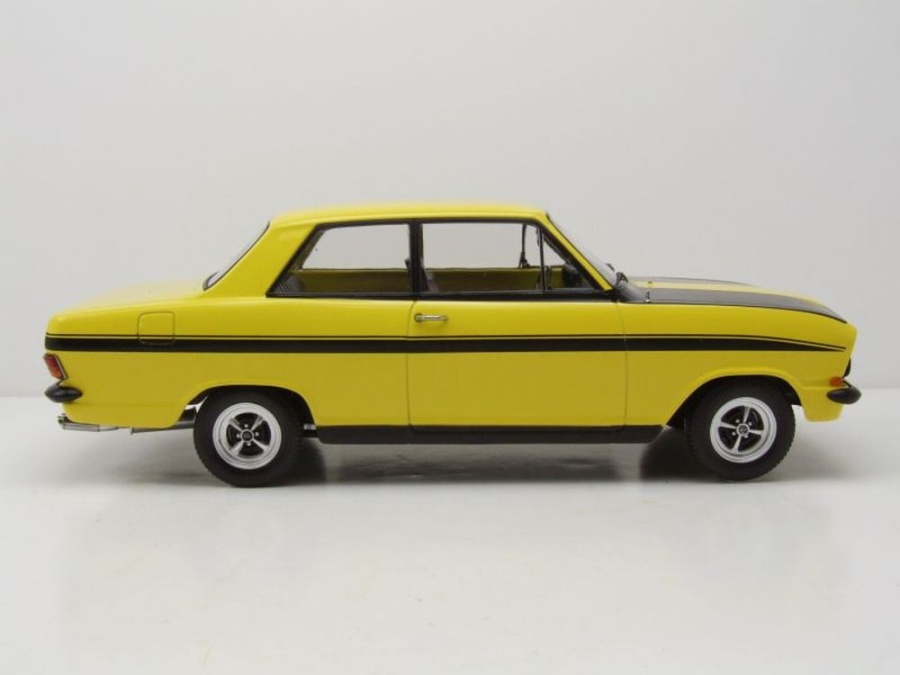 Miniature Opel Kadett B Sport 1973 Jaune - échelle 1:18 KK Scale, Modèle Die-Cast