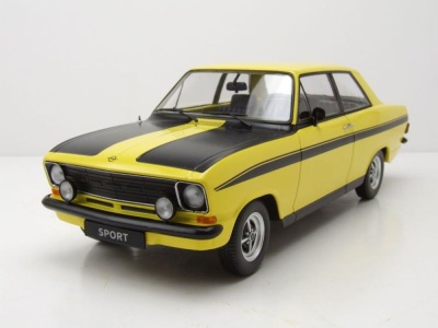 Opel Kadett B Sport 1973 gelb schwarz Modellauto 1:18 KK...