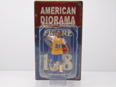 Figur Lowriders 3 Basketballer für 1:18 Modelle American Diorama
