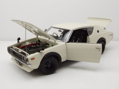 Nissan Skyline 2000 GT-R KPGC110 1972 weiß Modellauto 1:18 Kyosho