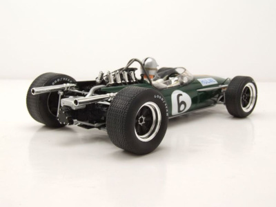 Brabham BT20 Formel 1 GP Großbritannien 1966 #6 grün D.Hulme Modellauto 1:18 MCG
