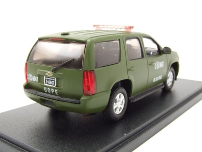 Chevrolet Tahoe 2011 grün Police Carabineros de Chile GOPE Modellauto 1:43 Greenlight Collectibles